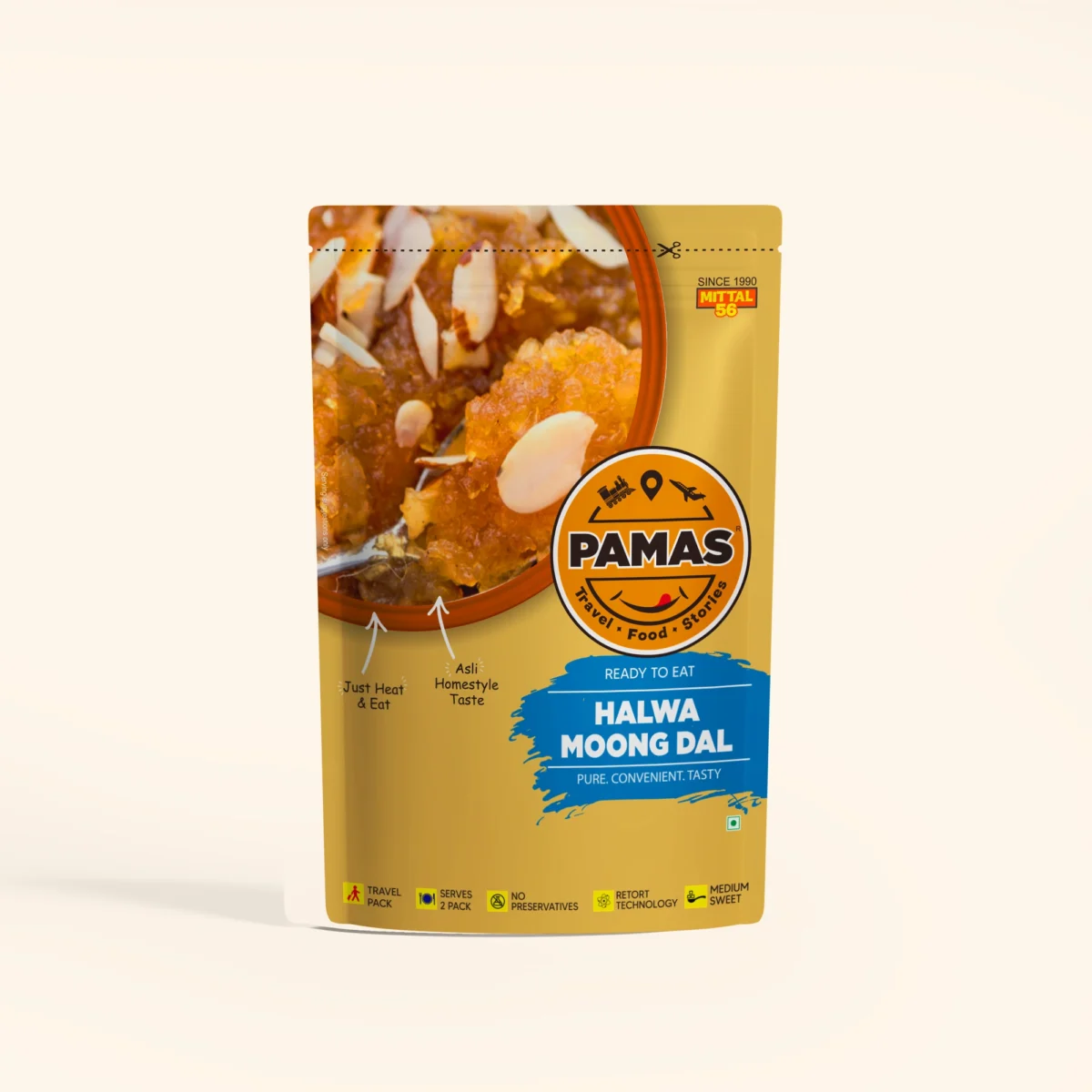 Instant Moong Dal Halwa Premix | Ready to Eat Indian Dessert